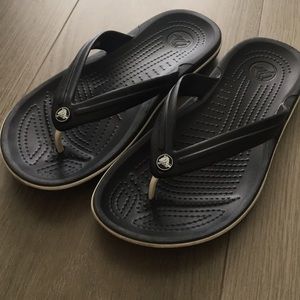 Croc flip flops